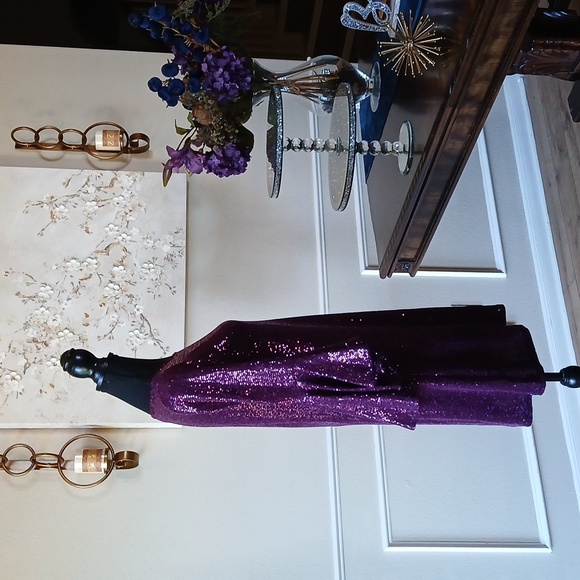 New Vince Camuto Dazzling Purple Shift Cocktail Mini Dress. Size XS - Picture 10 of 17